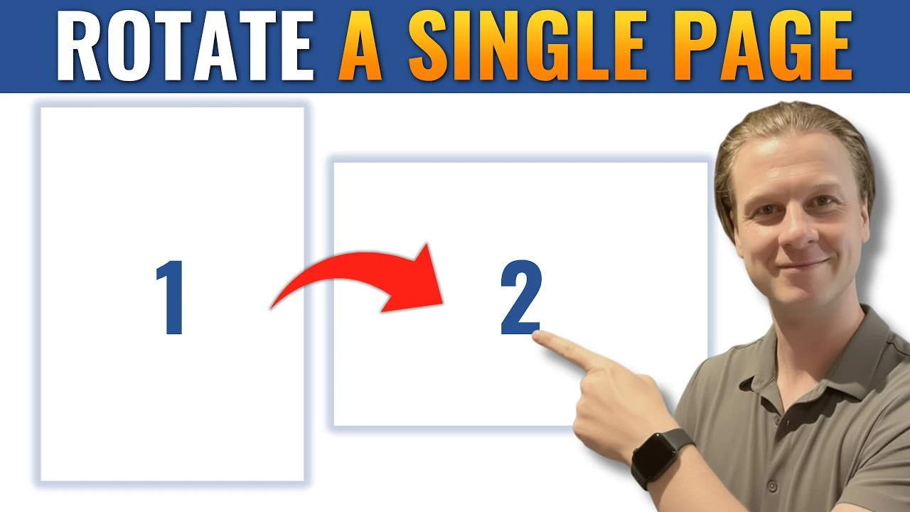 How to Change the Orientation of One Page in Word: 5 Easy Steps