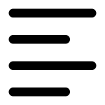 Align Left button in the Microsoft Word toolbar.
