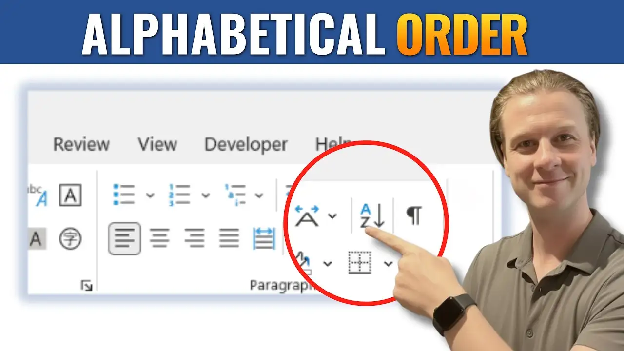 How to Alphabetize Text in Microsoft Word