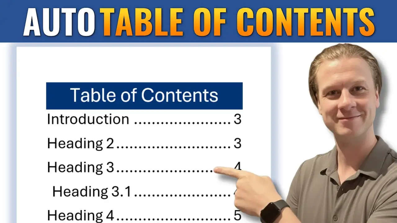 How to Create a Table of Contents in Microsoft Word