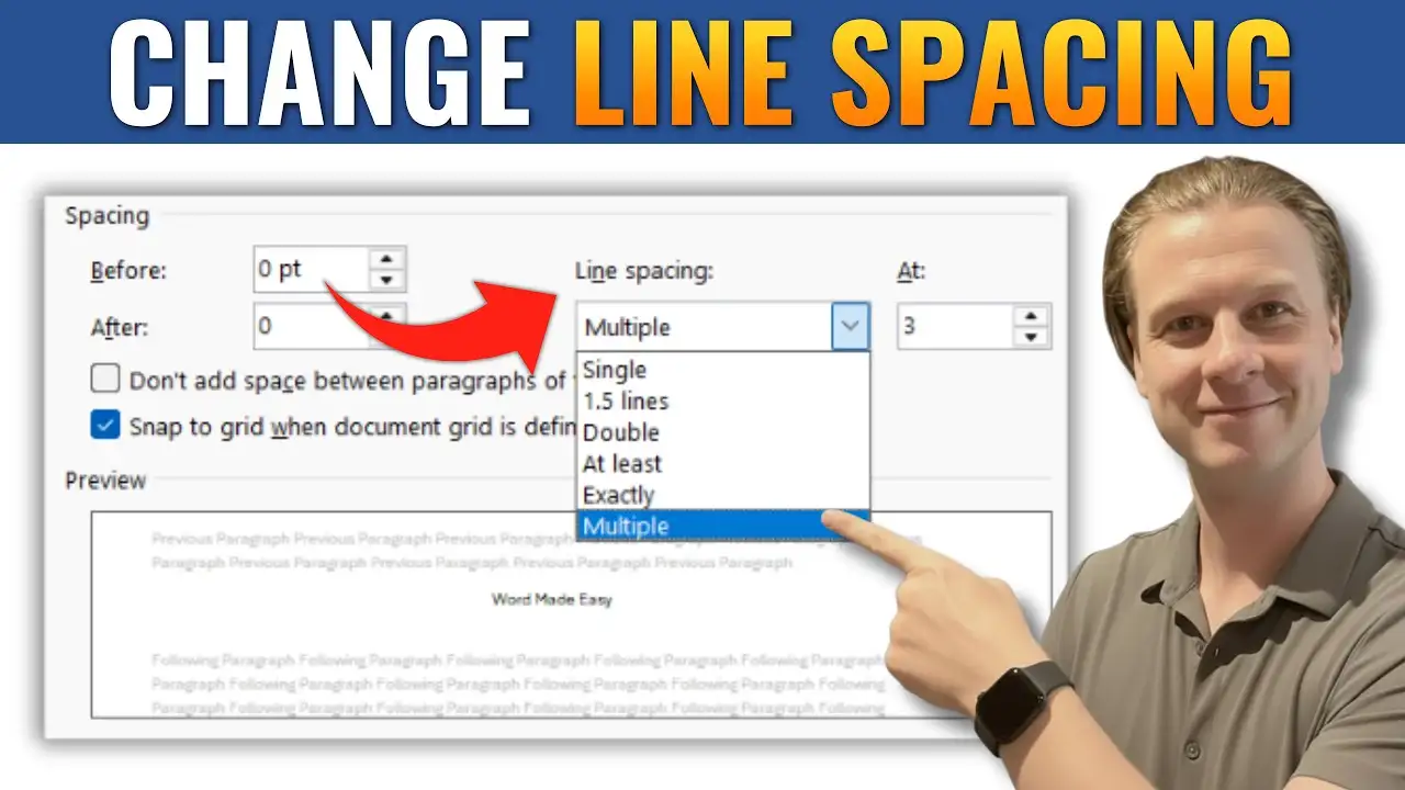 How to Change Line Spacing in Microsoft Word