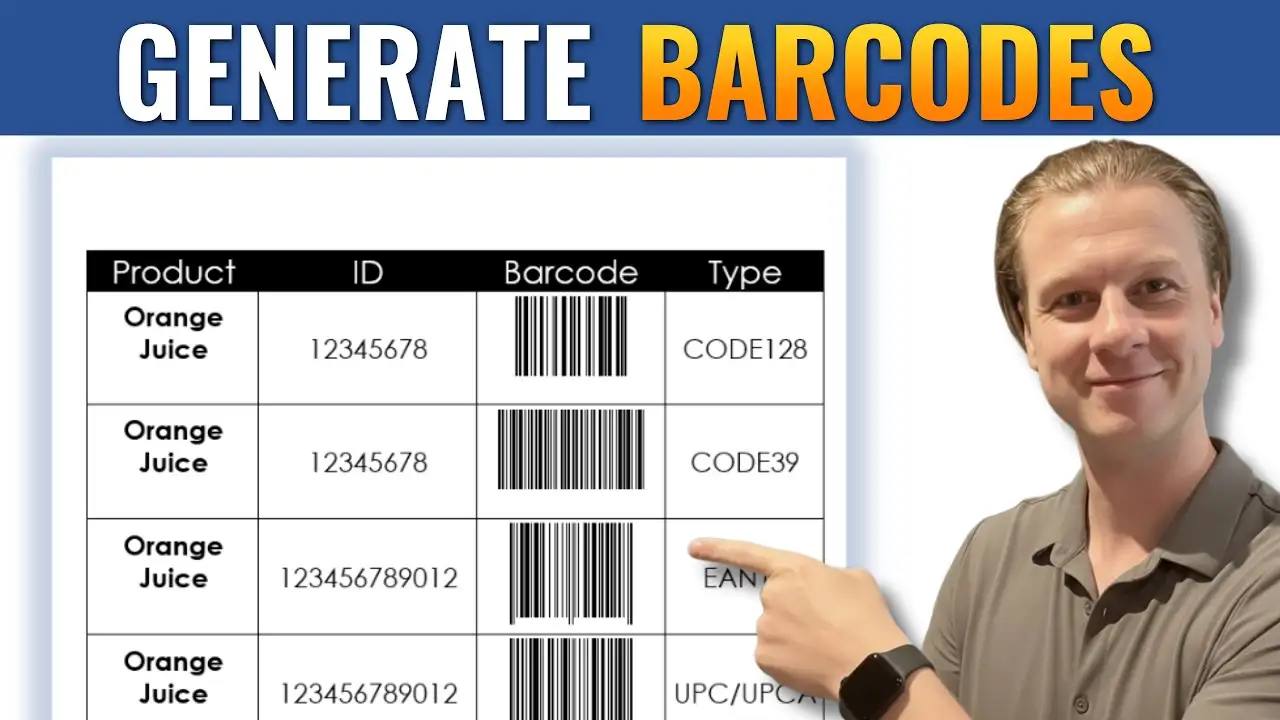 How to Create Barcodes in Microsoft Word