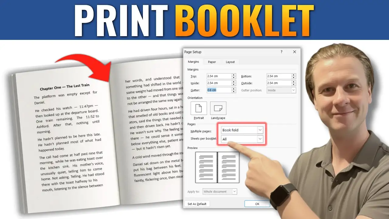 How to Print a Booklet in Microsoft Word