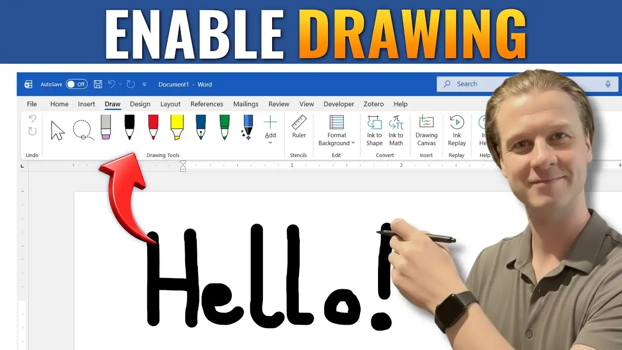 How to Draw in Word: 5 Easy Steps