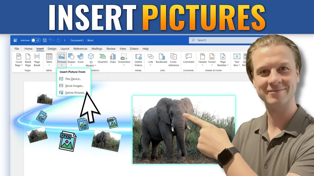 How to Insert a Picture in Microsoft Word