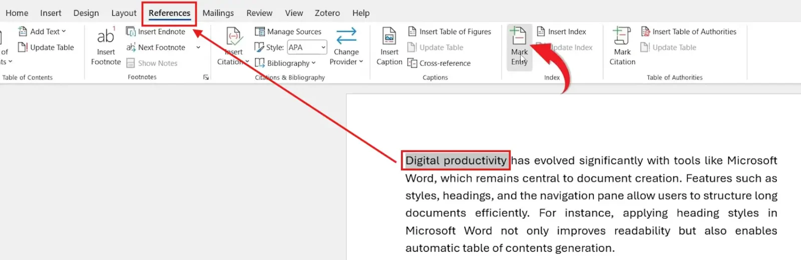 Index Reference Word Example How to Create an Index in Word: 5 Easy Steps