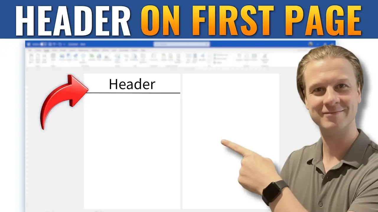 How to Add a Header on the First Page Only in Word: 2 Easy Methods