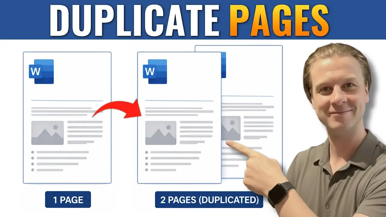 How to Duplicate a Page in Word: 2 Easy Steps