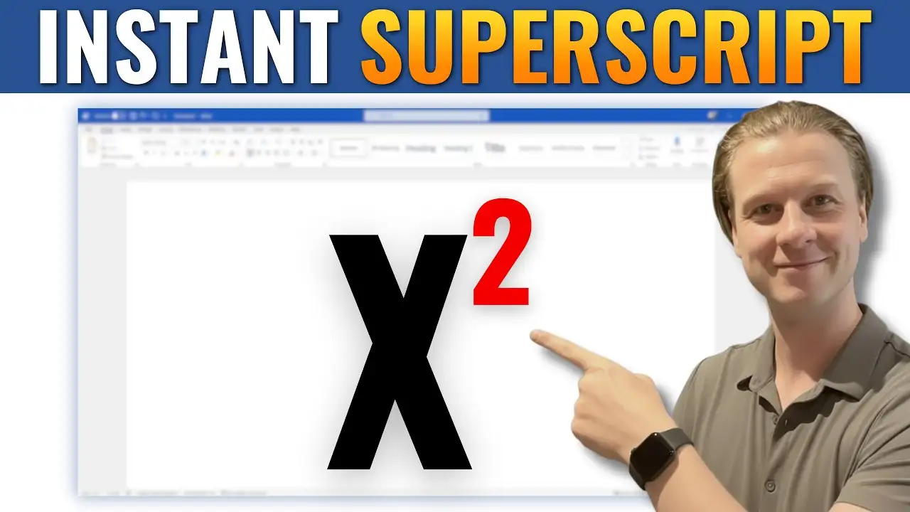 How to Use Superscript in Microsoft Word
