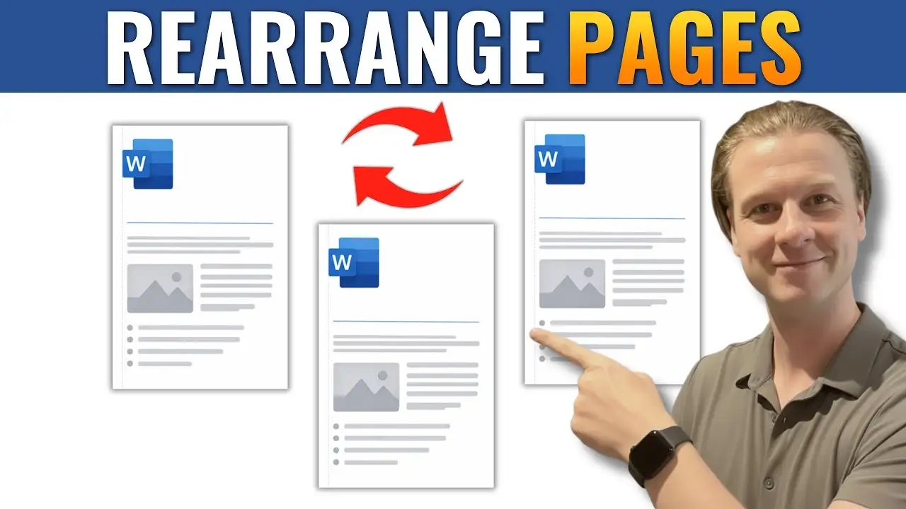 How to Rearrange Pages in Word