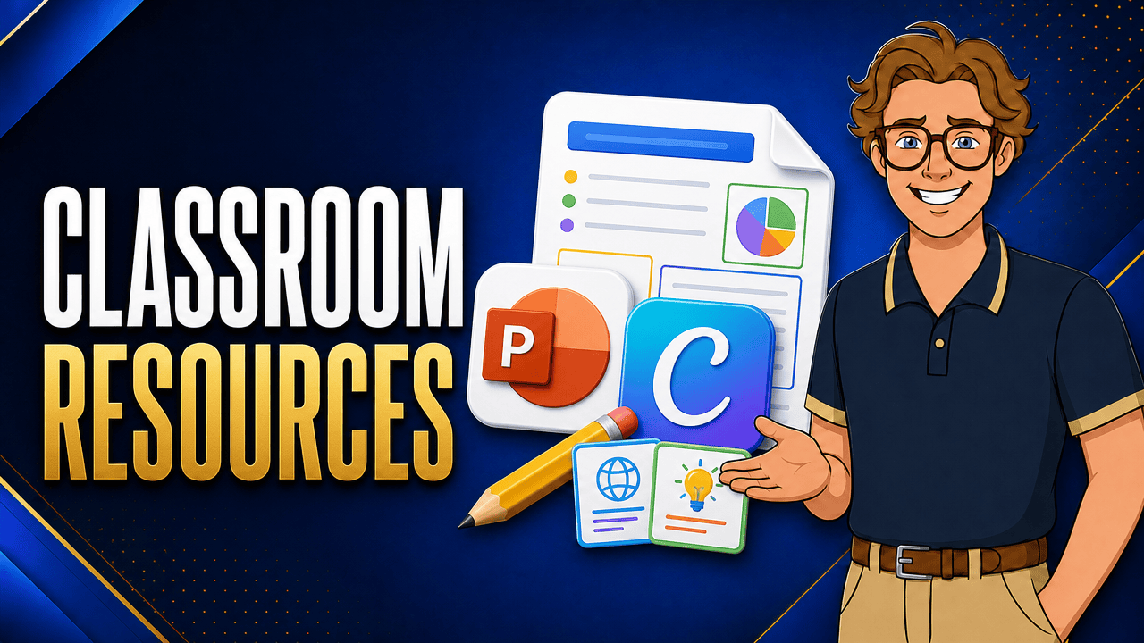 Create Classroom Resources with PowerPoint & Canva playlist thumbnail