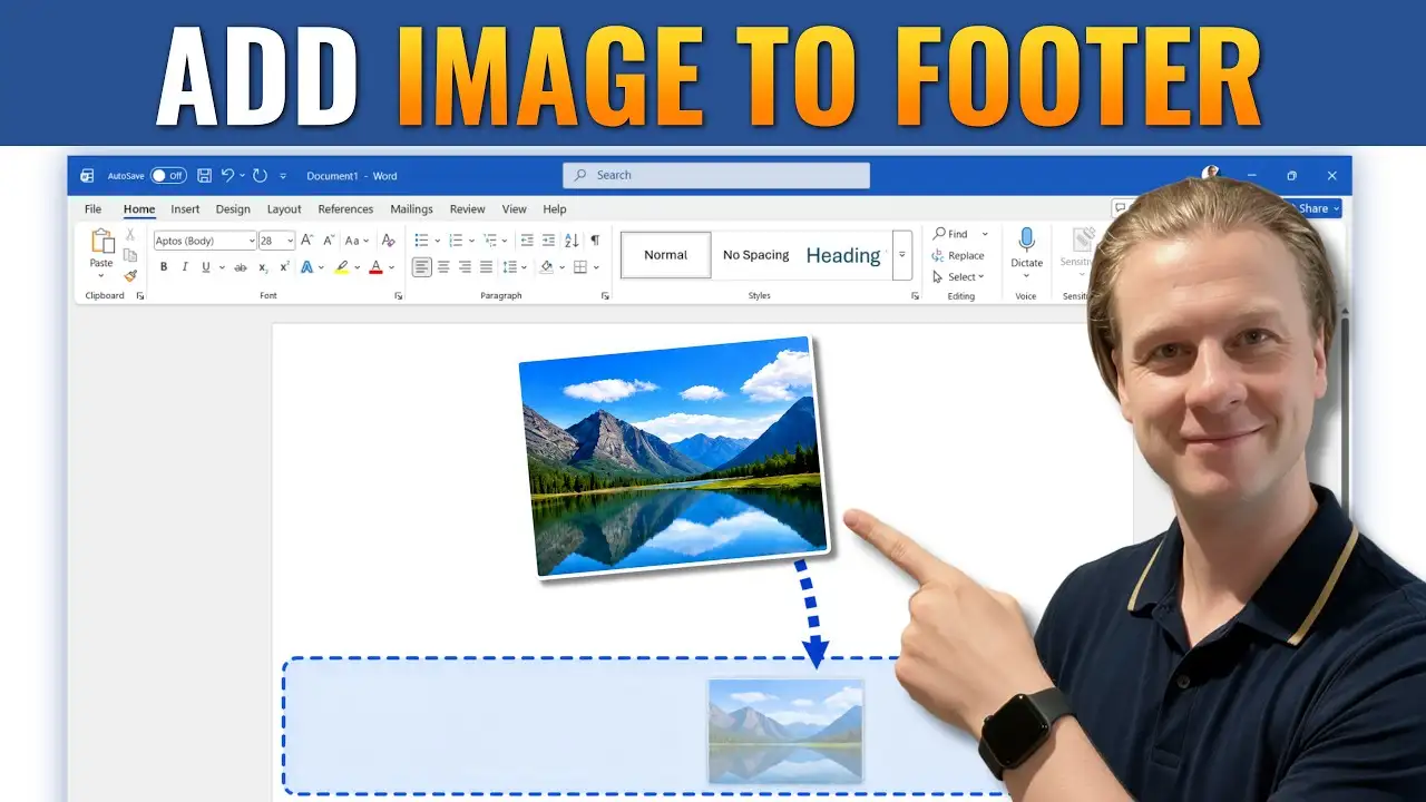 Add an Image to the Footer in Word: 2 Easy Methods (Quick Guide)
