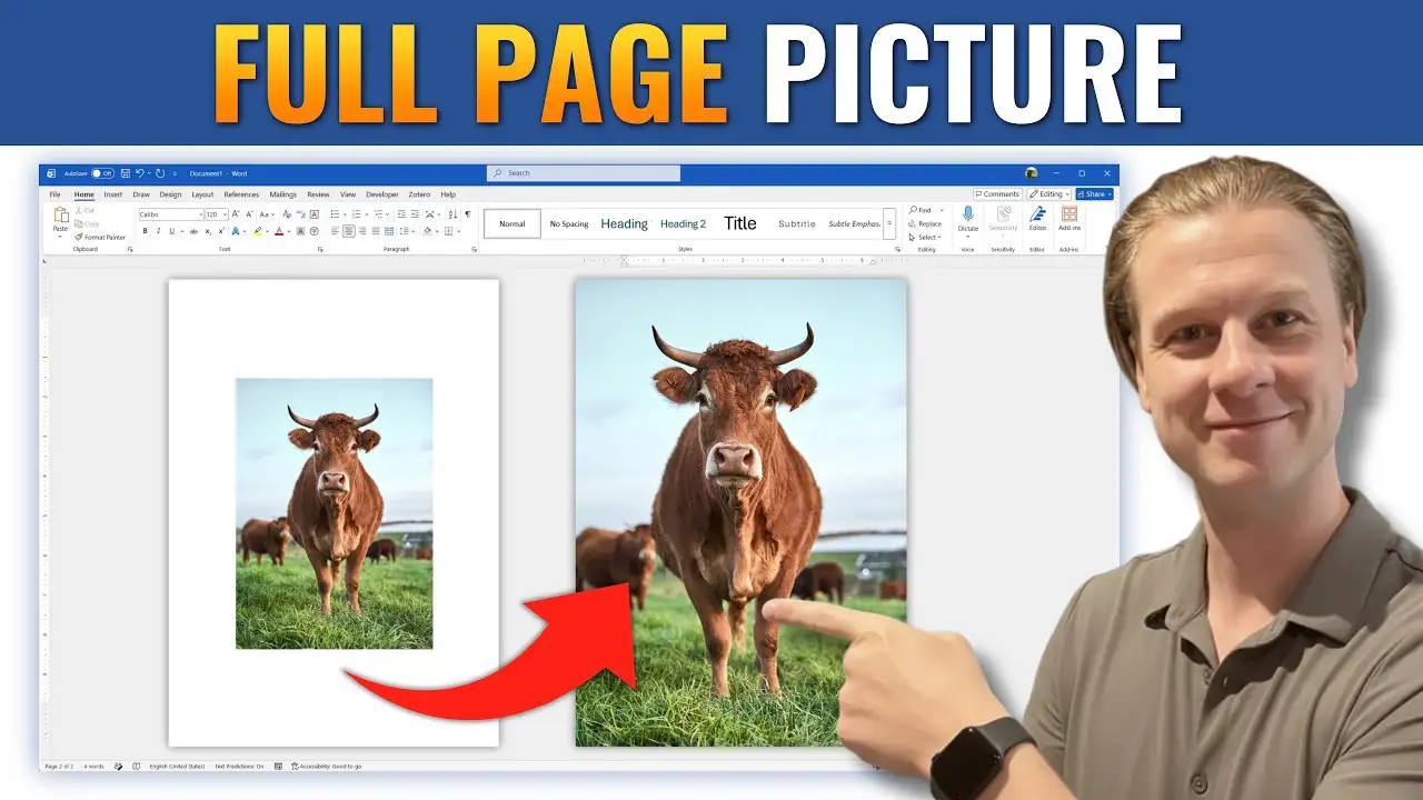 Make a Picture Fill a Page in Word: 2 Easy Methods (Quick Guide)