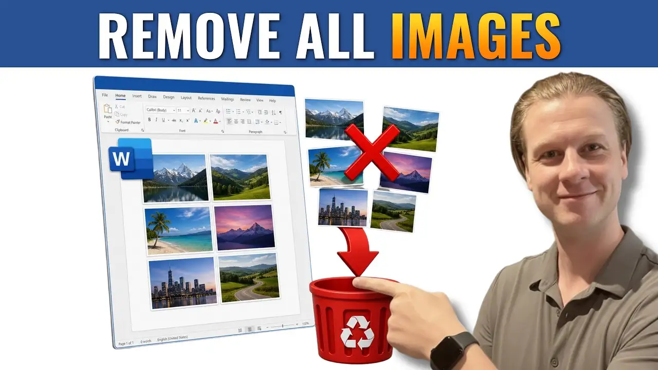 How to Remove All Images in Word: 2 Easy Methods (Quick Guide)