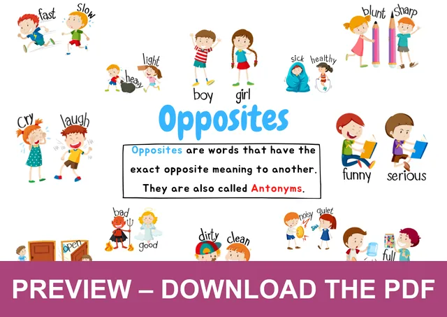 Watermarked preview of the opposites poster