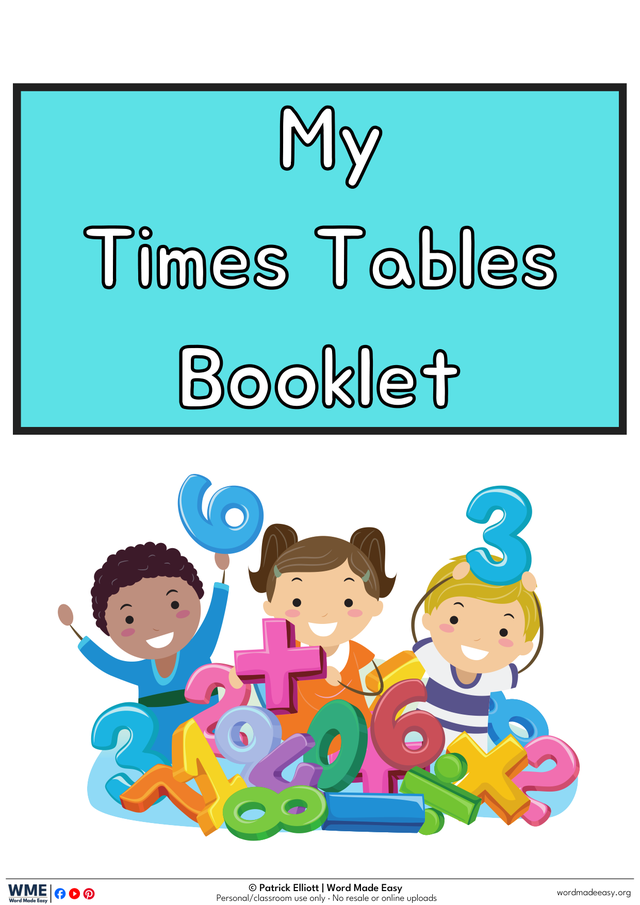 Times Tables Practice Booklet