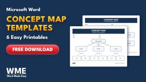 Concept Map Templates for Word