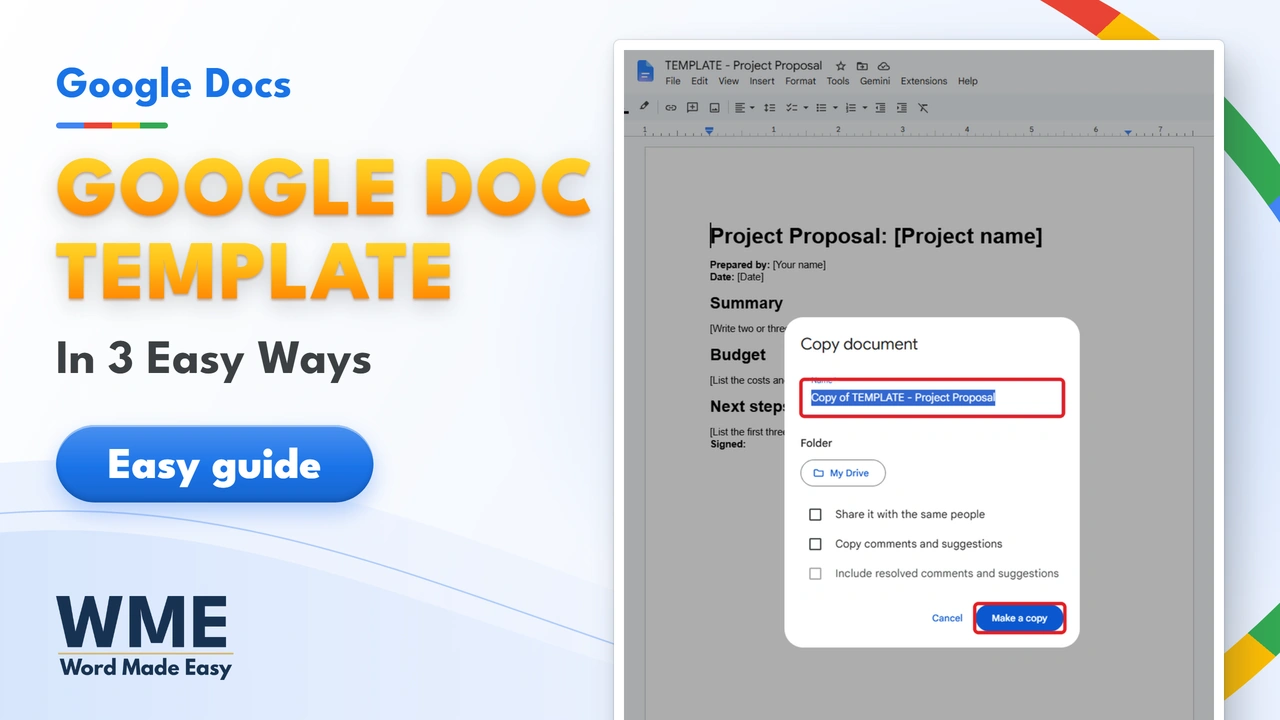 How to Make a Google Doc Template: 3 Easy Ways