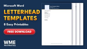 Letterhead Templates for Word