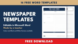 Newspaper Templates for Word