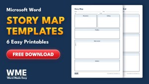 Story Map Templates for Word
