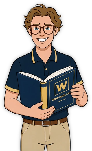 Microsoft Word beginners hub: Patrick from Word Made Easy holding a book